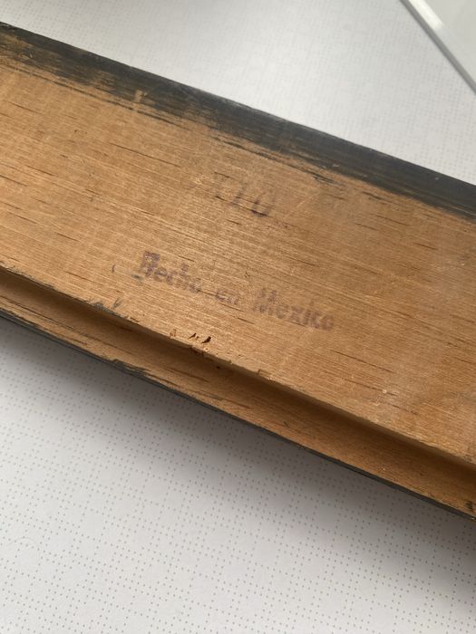 Stara drewniana rama vintage – wykonana w Meksyku