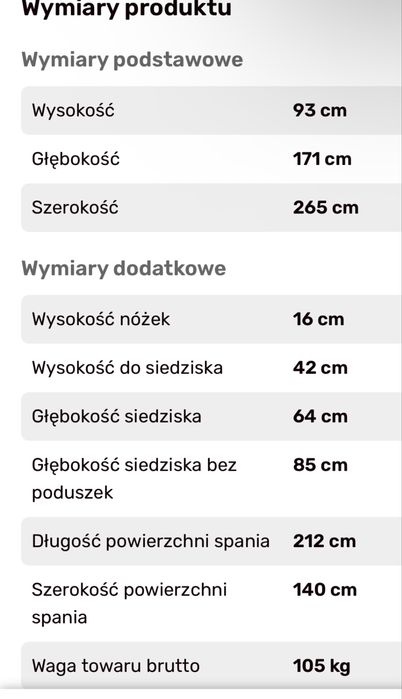 Narożnik grafit kanapa agata meble lupo