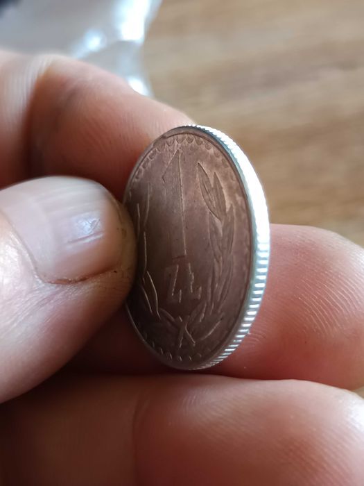 Sprzedam monetę 1 zloty 1983 rok skrętka odkrój blachy