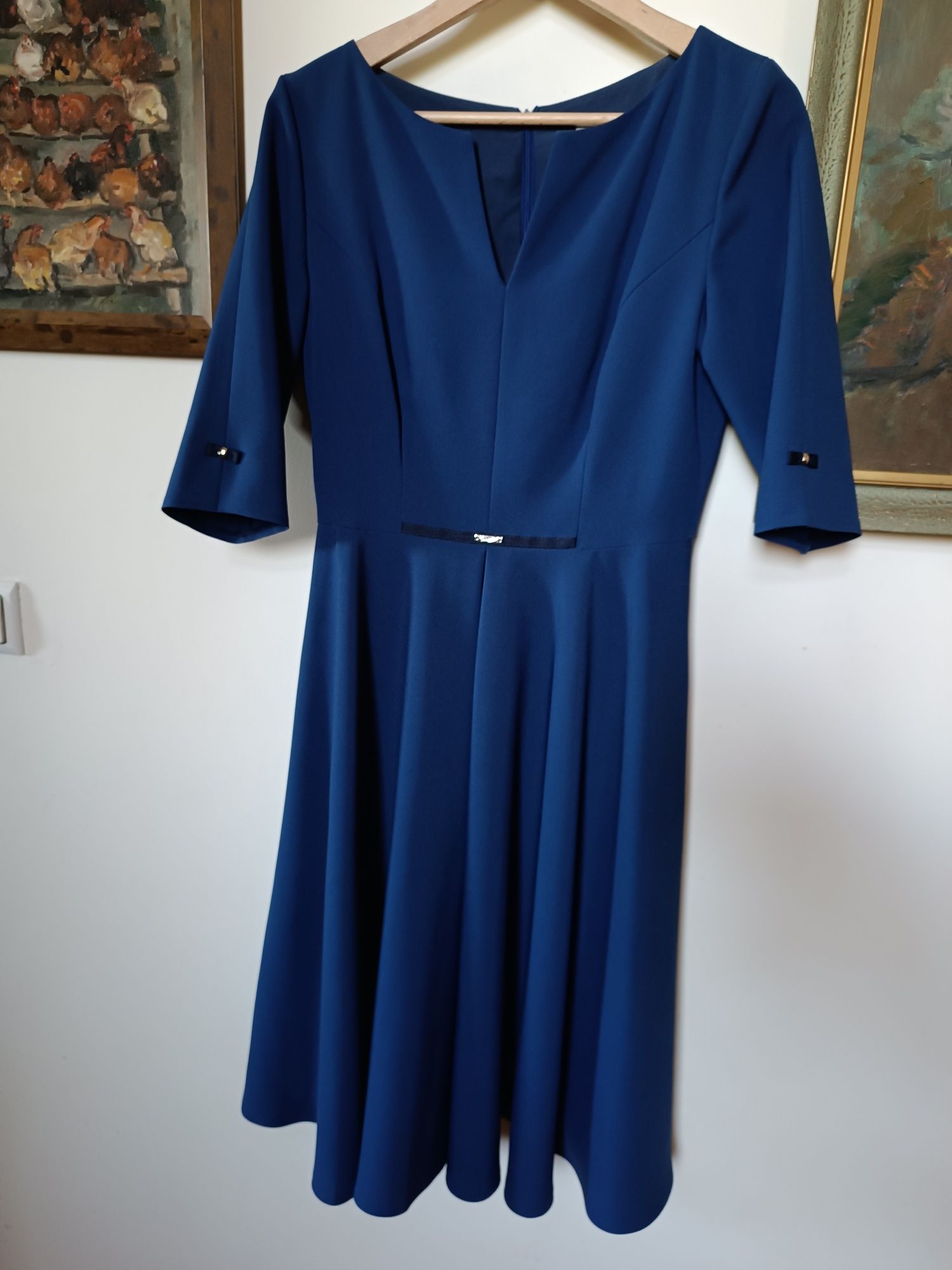 Sukienka elegancka komunia wesele 40 L