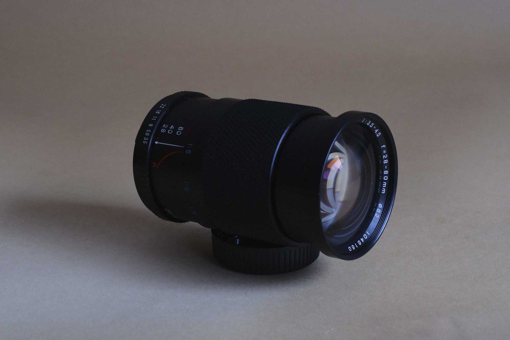 Objetiva Zoom Macro 1:5 Pentax mount Vitacon Auto Mc 28-80mm f3.5-f4.5