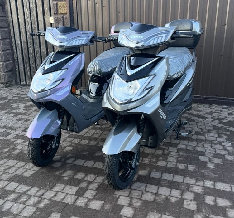 ‼️Доставка безкоштовна.‼️Електроскутер.Corso Matrix1200в72/25а