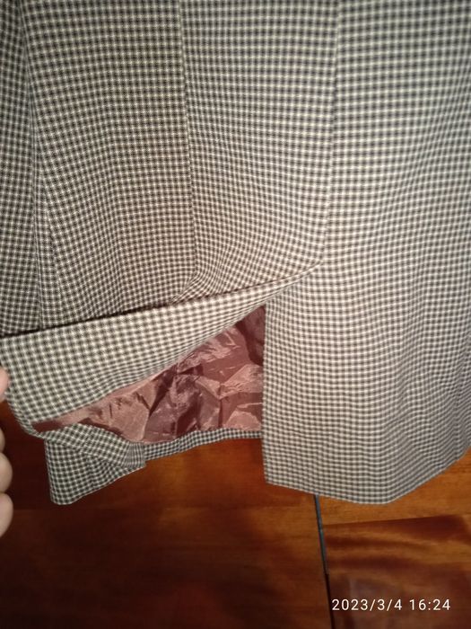 Пиджак женский в клеточку