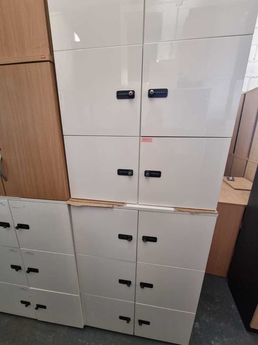 Szafka pracownicza biała locker szafy pracownicze 6 skrytek na klucz