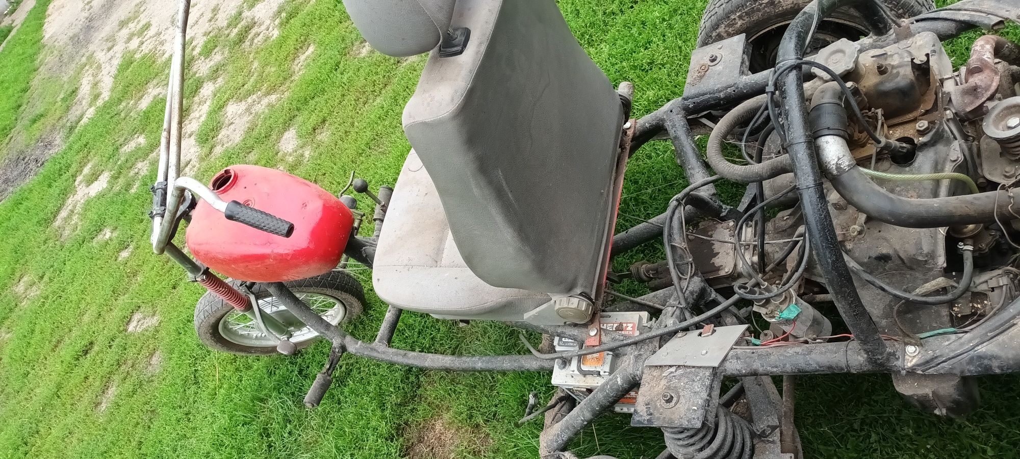 Trajka, trójkołowiec  fiat 126p