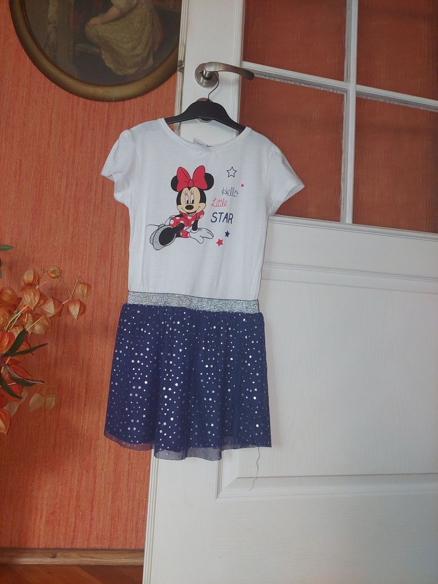 Sukienka Myszka Minnie 134 cm licencyjna