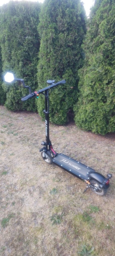 Hulajnoga elektryczna FLJ Scooter 50 km/h, moc 2400W + kierunkowskazy!