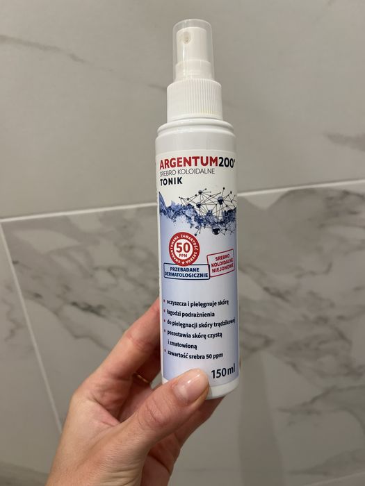 Argentum 200 tonik do twarzy ze srebrem koloidalnym