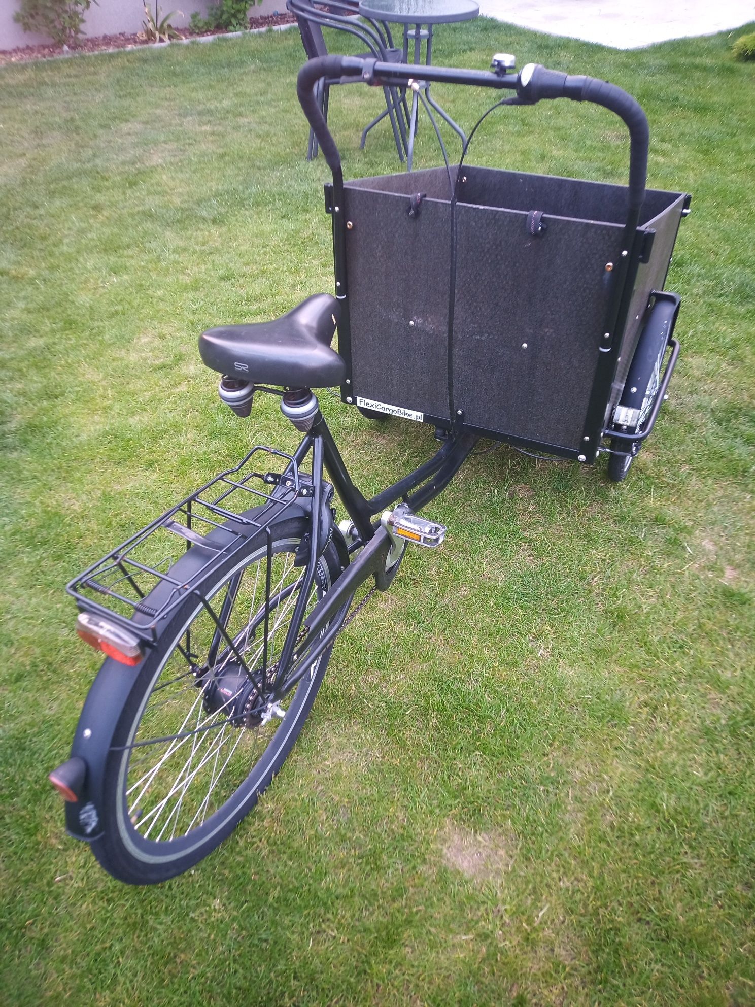 Riksza rowerowa cargo bike rower transportowy dla dzieci