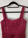 Vestido mango  bordeaux