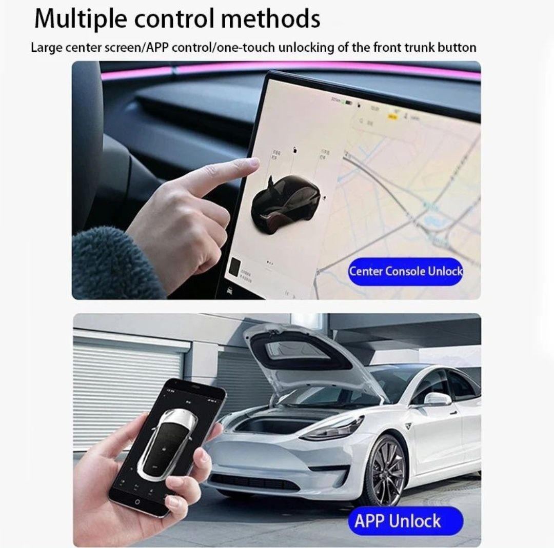 М'яке закривання капота дотяжка капота для Tesla Model Y 3 подарунок
