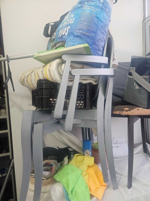 Cadeiras madeira maciça para restauro