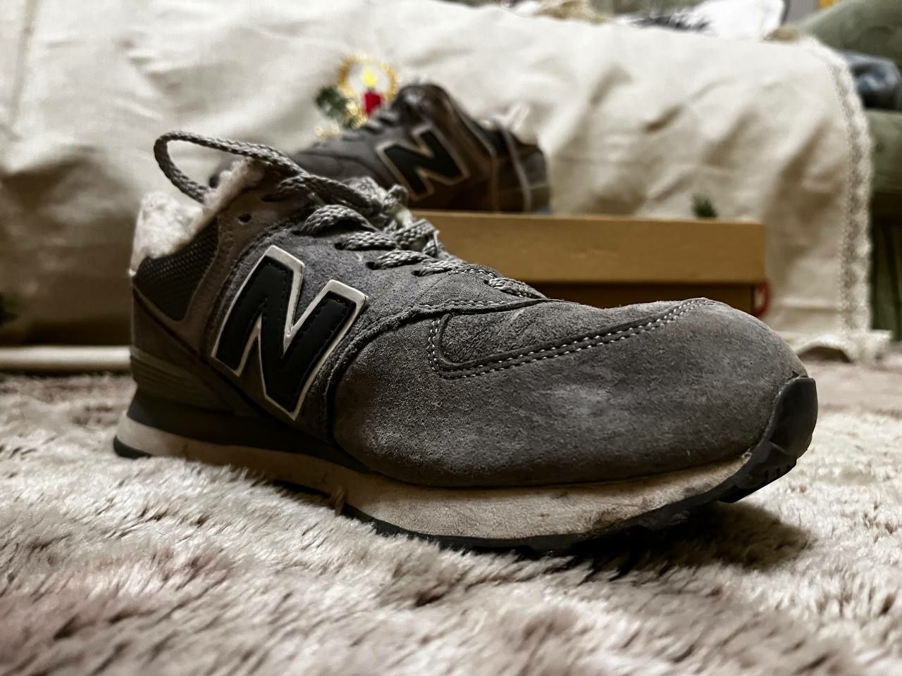New balance зимние кросовки,р 40