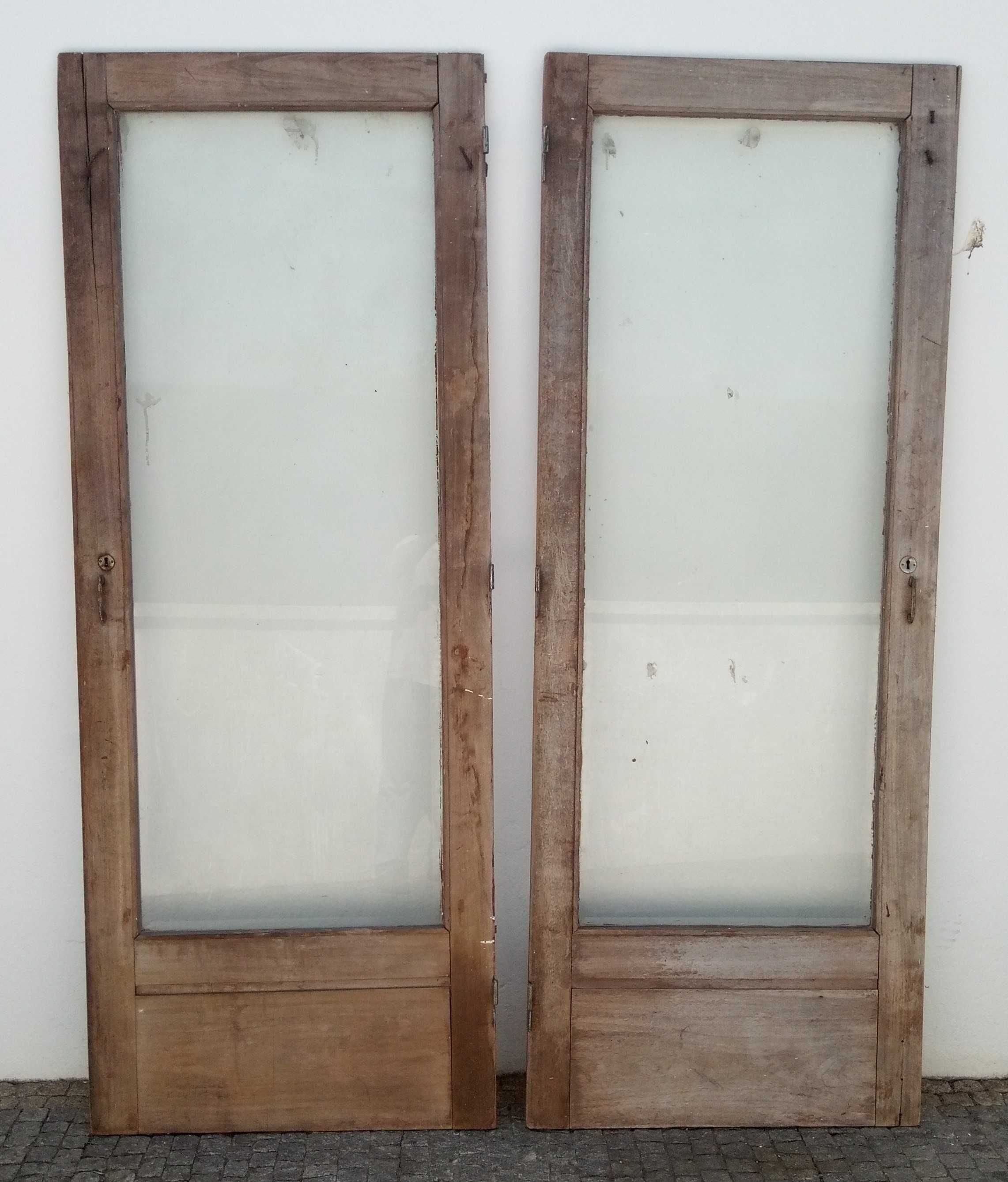 Portas em Macacaúba com Vidros Lapidados