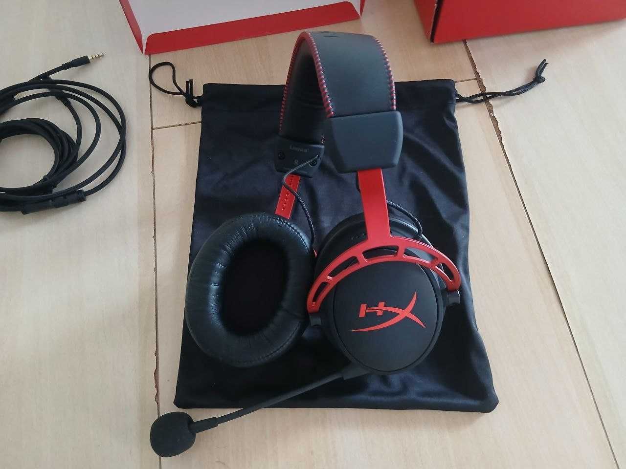 HyperX Cloud Alpha Headset Gaming Preto/Vermelho