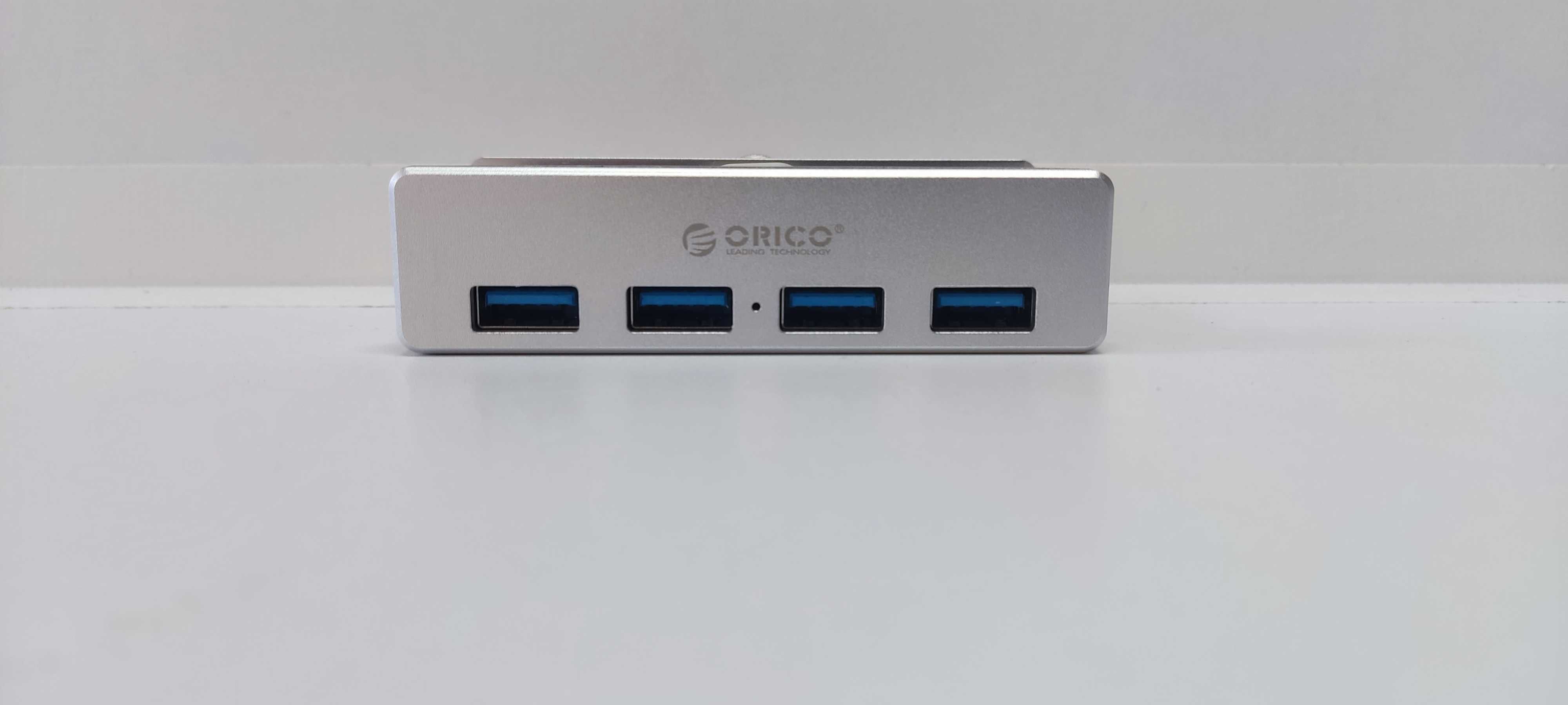 ORICO HUB USB-C do 4x USB 3.0 aluminiowy z uchwytem