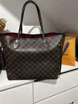 Louis vuitton neverfull mm skora  canvas