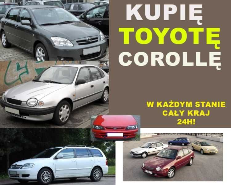 Skup aut toyota mercedes Sprinter Kaczka CKL Corolla Rav4 Yaris Hilux
