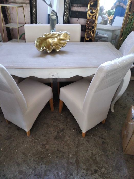 Stół prowansalski plus  6 foteli