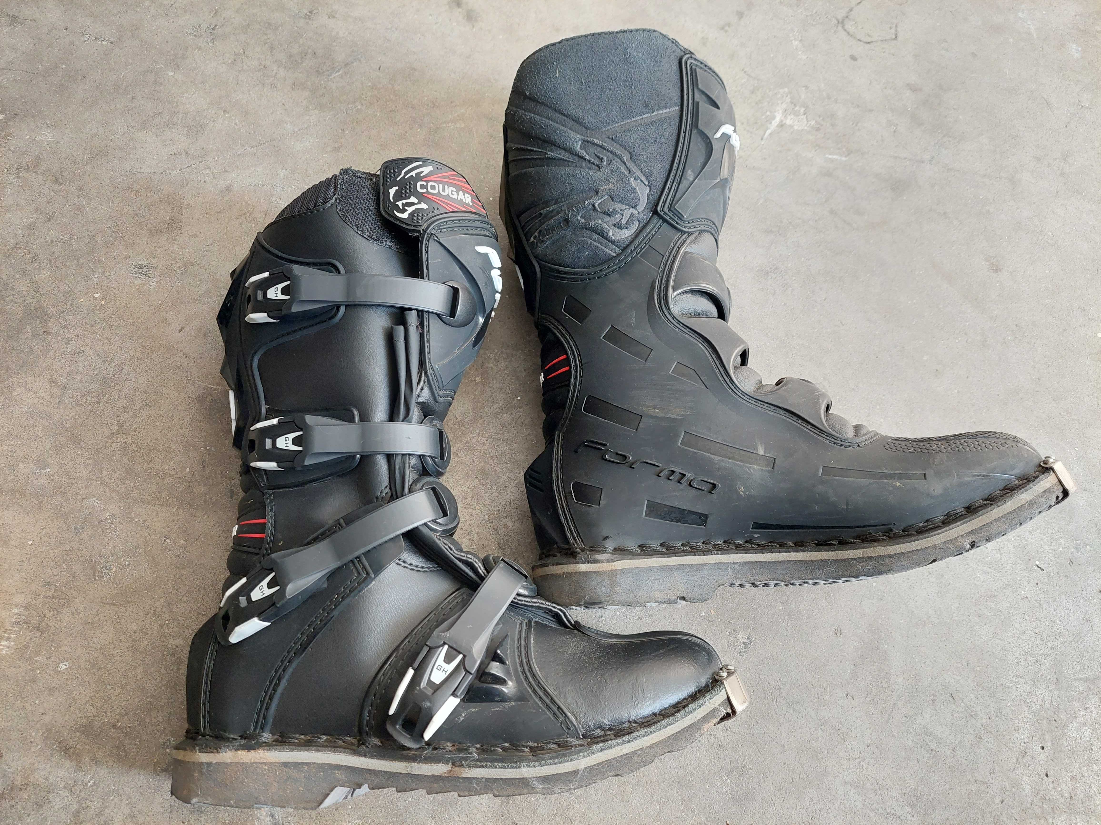 Botas off road Forma e equipamento