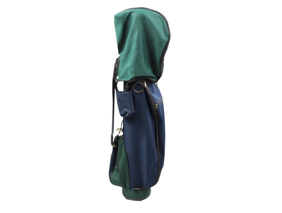 CART Bag torba golfowa do golfa na wózek granatowa zielona z kapturem