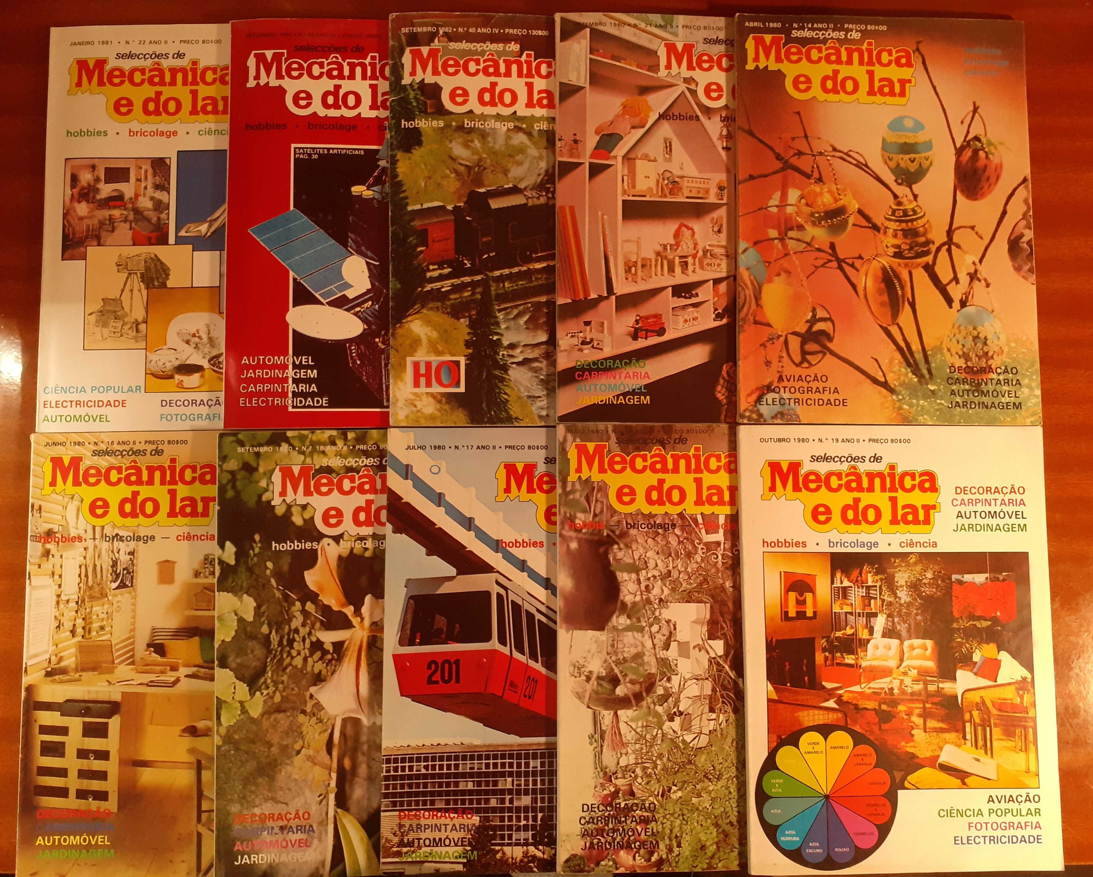 Livro - REF SD - Lote de Revistas Mecânica e do Lar (ler descrição)