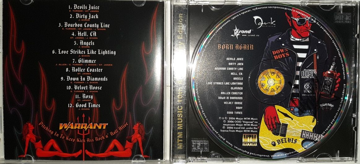 Продається CD американського гурту Warrant