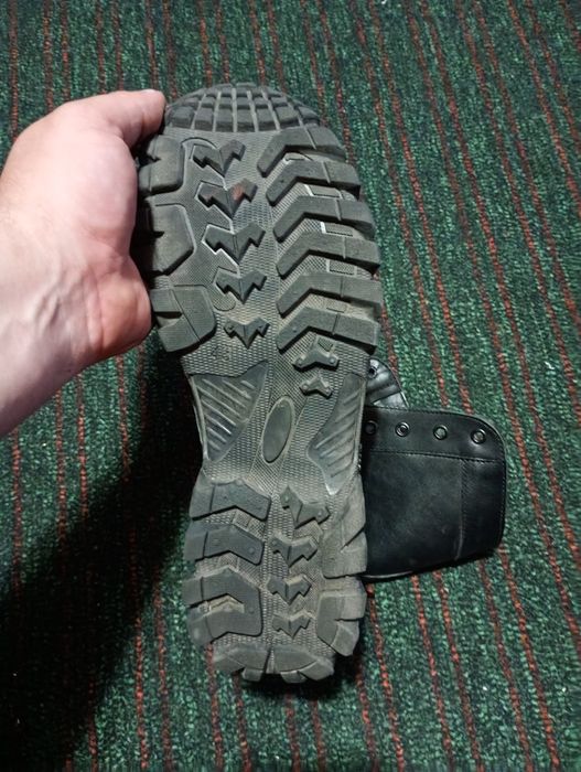 Берцы кожаные прошитые