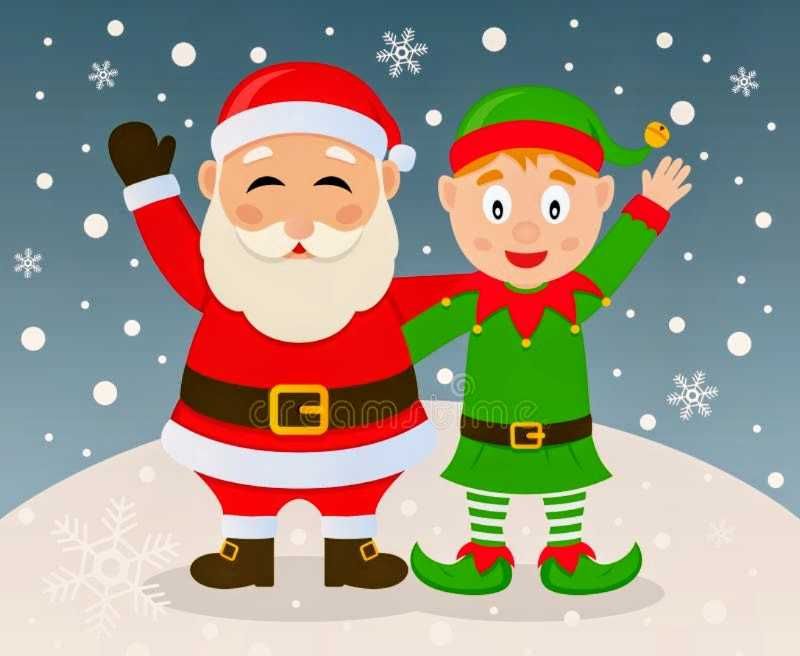 Wizyta Św.Mikołaja z elfem