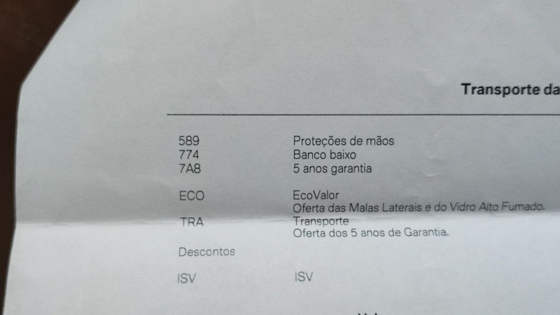 Ainda com garantia.