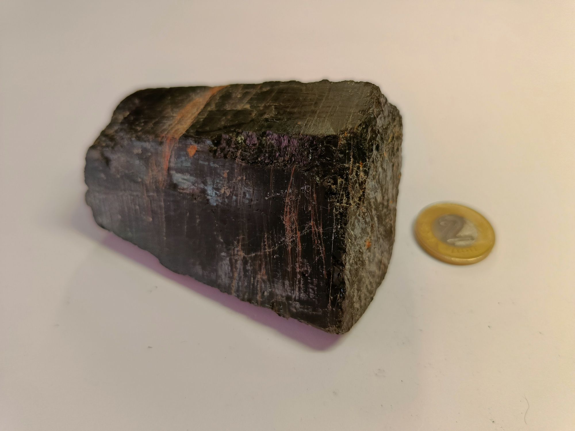Naturalny kamień Czarny Turmalin w formie surowych brył nr 6