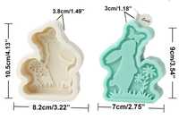 Forma silikonowa Wielkanoc królik zajączek do świec mydła