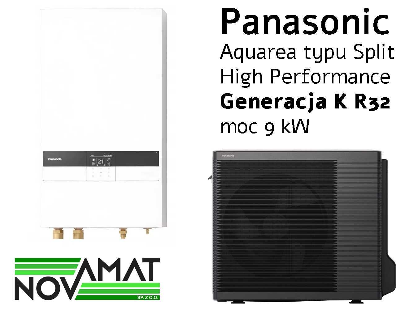 Pompa ciepła Panasonic seria HP K 9 KW typ split KIT-WC09K3E5 [MONTAŻ]