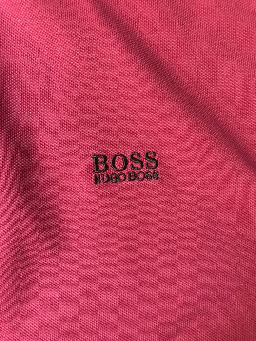 Hugo Boss polo slim fit 16-17 lat fuksja
