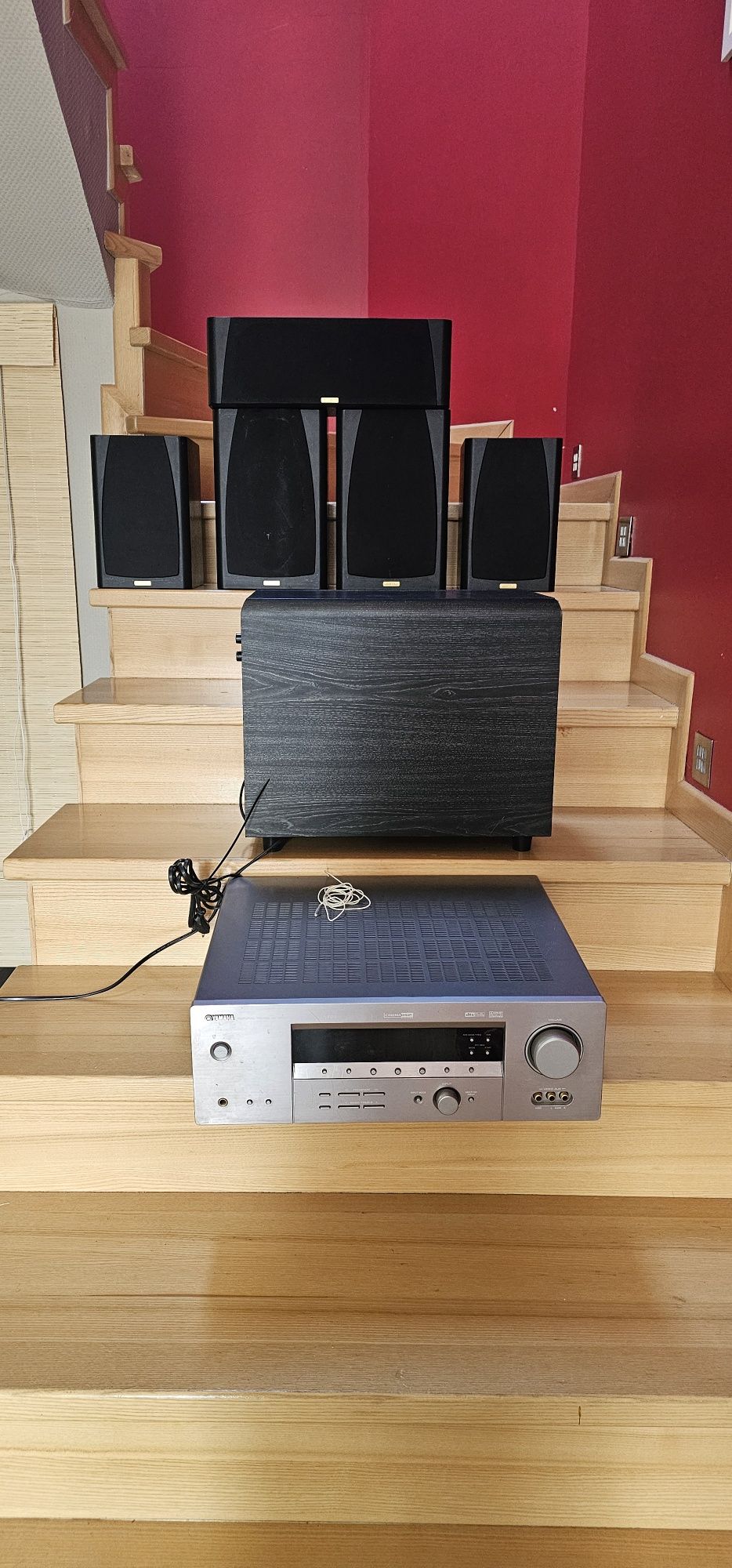 Kino domowe 5+1 amplituner yamaha RX-V450
