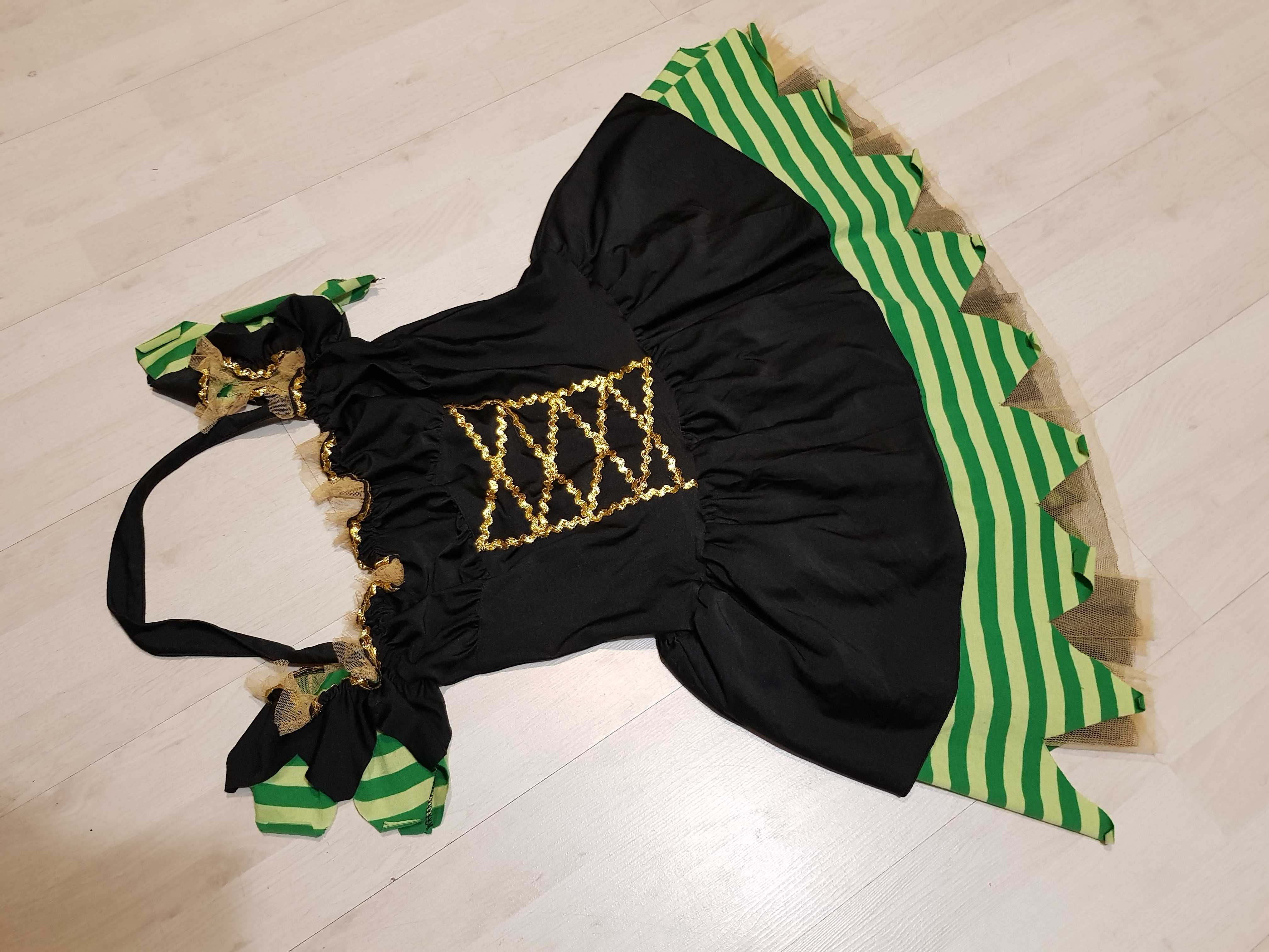 L XL strój czarownica wampirzyca wiedźma wampirka nr 478