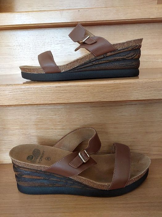 Buty 39 Scholl klapki skórzane damskie
