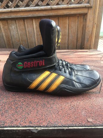 Гоночные ботинки кроссовки Castrol adidas кожаные гоночная