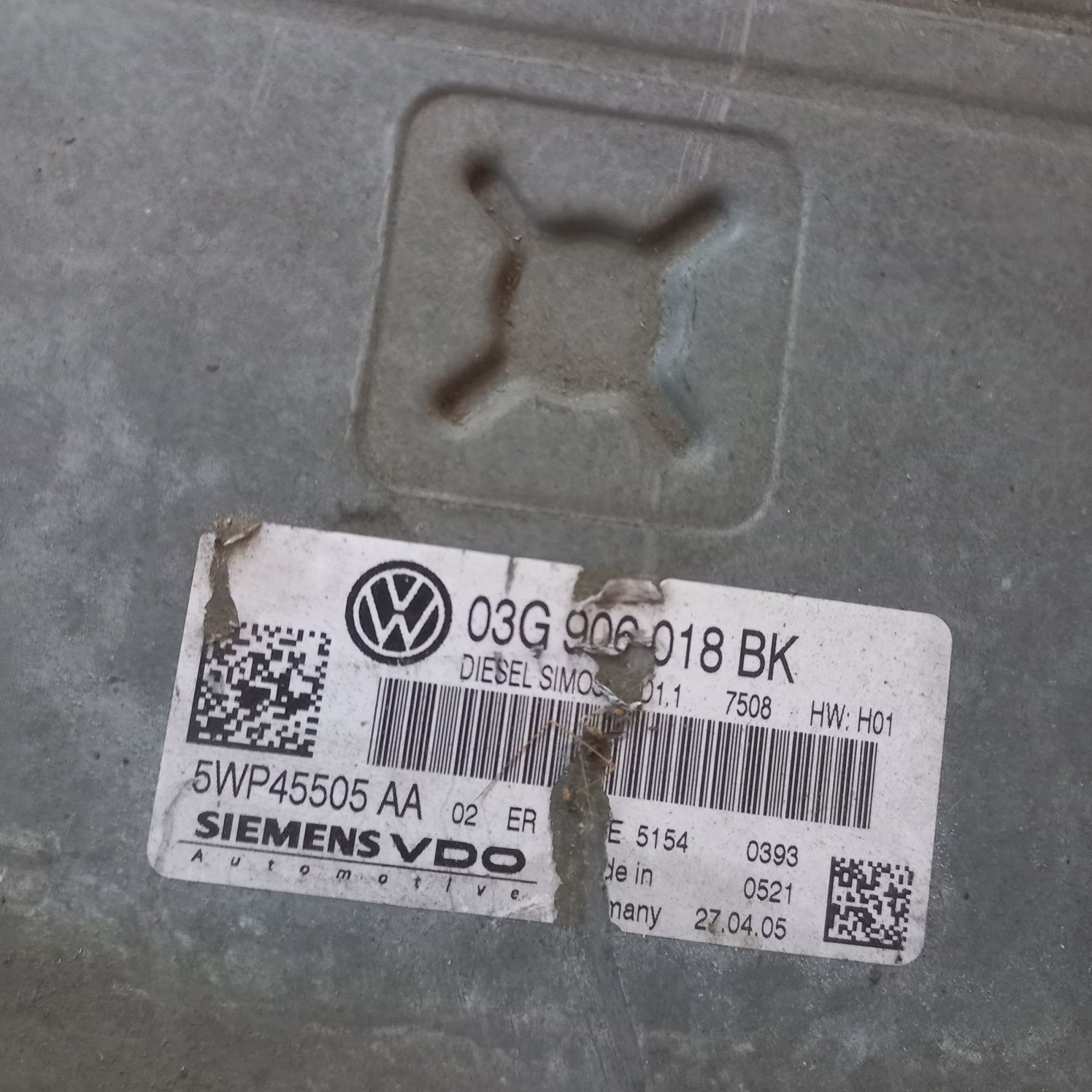 Komputer silnika sterownik vw passat b6 2.0 tdi sprawny