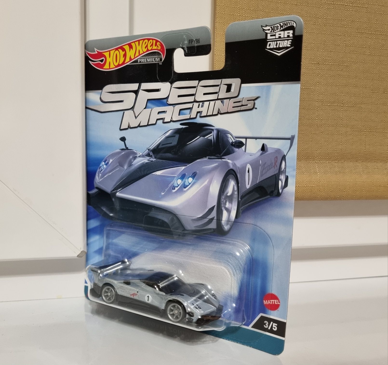 Hot Wheels Premium Pagani Zonda R Speed Machines autko resorak