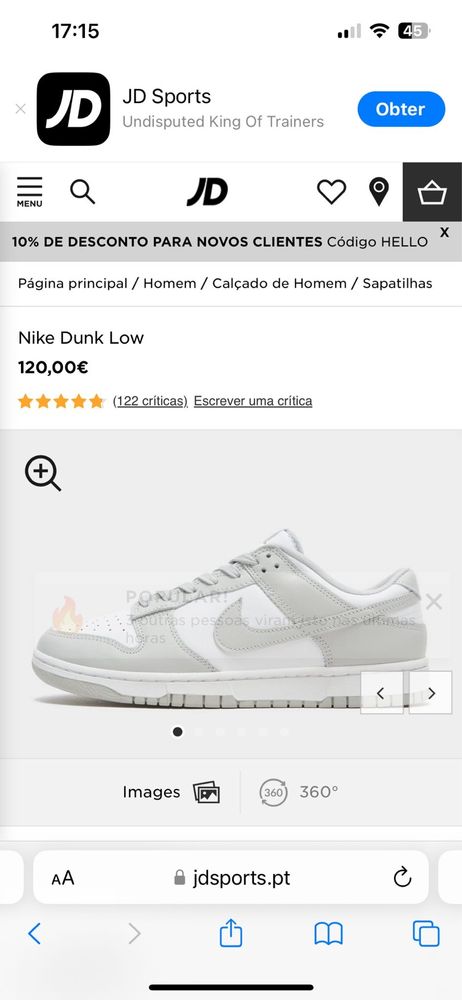 Sapatilhas Nike Dunk Low