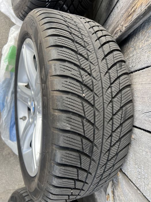 BMW 3 f30/f31 Felgi 17” ET37 5x120+opony zimowe RFT 225x50+czujniki