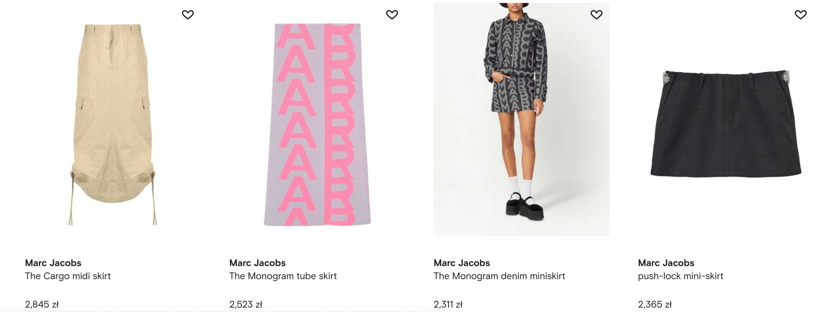 Nowa spódnica MARC JACOBS 100% jedwab 38 M dkny maxmara premium