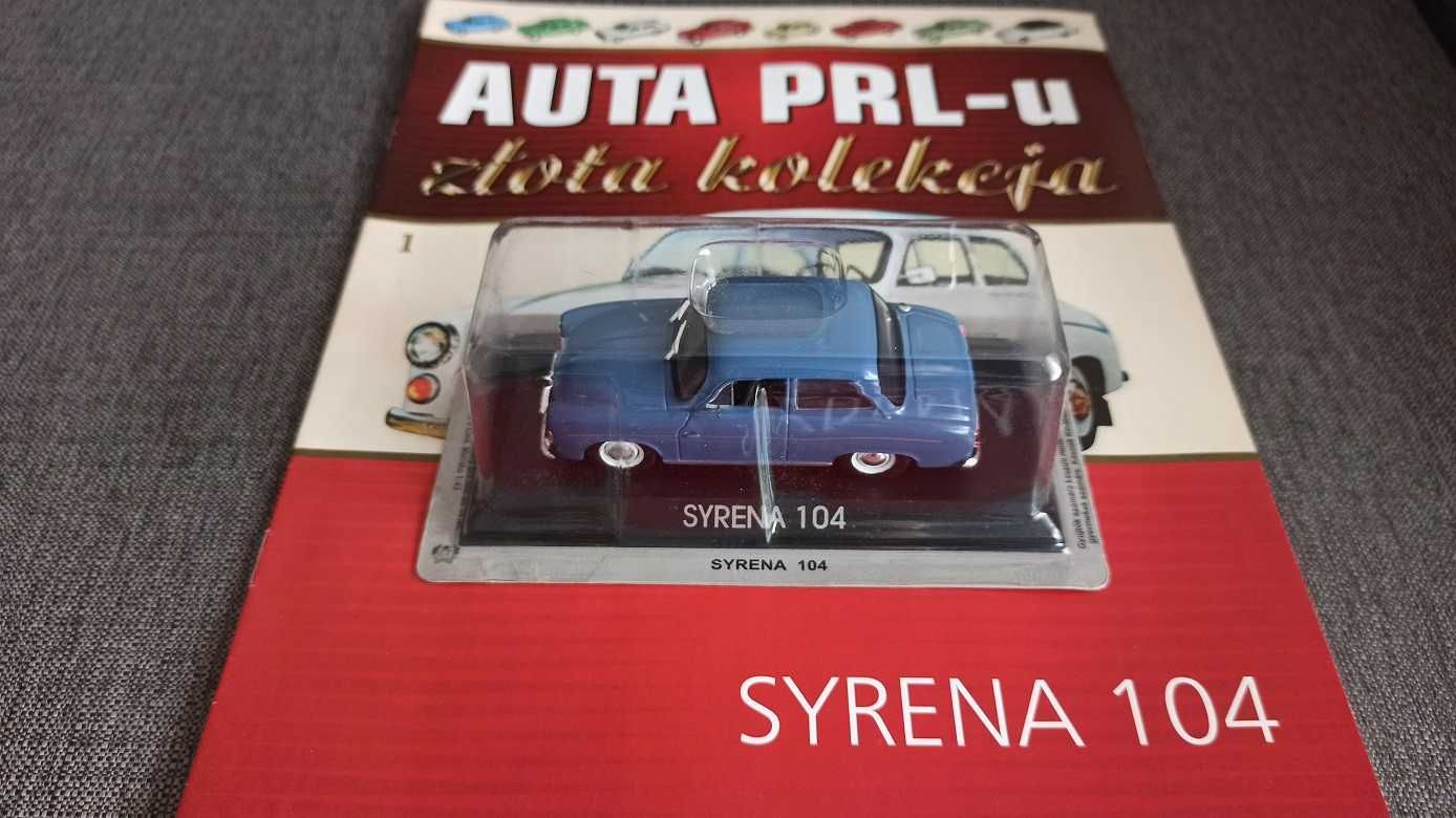 Syrena 104 1:43 Model Deagostini Auta PRL-u Złota Kolekcja Kultowe