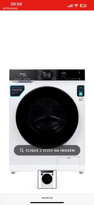 Maquina de lavar e secar 10kg