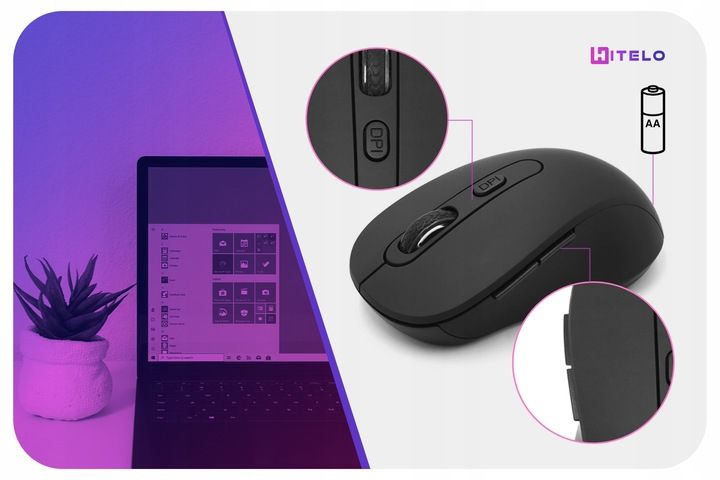 Mysz Bezprzewodowa Myszka Bluetooth Bt Do Telewizora Tv Tabletu Androi