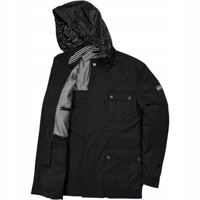 Hugo Boss Colbat Elegancka Kurtka Typu Field Męska Logo na Ramieniu 54