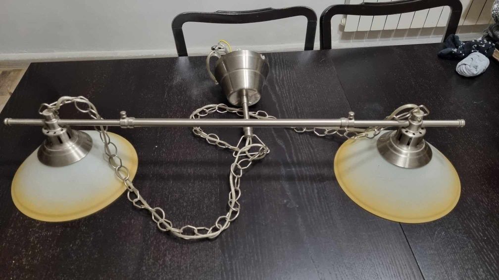 Lampa podwójna wisząca regulowana Ikea Kroby
