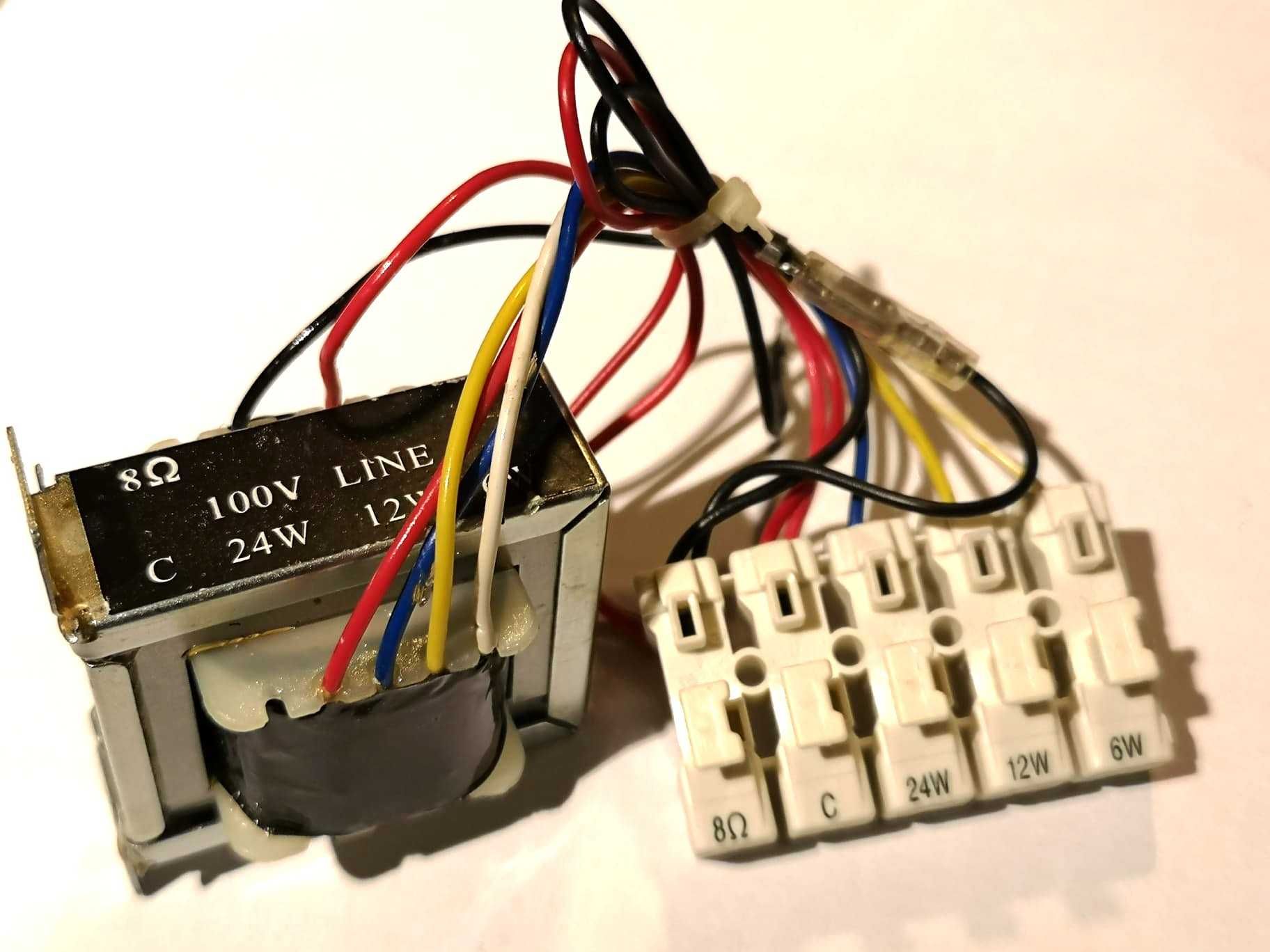 Audac TR1024F - transformator liniowy audio 24 W  do systemów 100 V