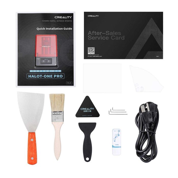 3D принтер SLA CREALITY HALOT-ONE PRO + Фотополимерная смола 500g